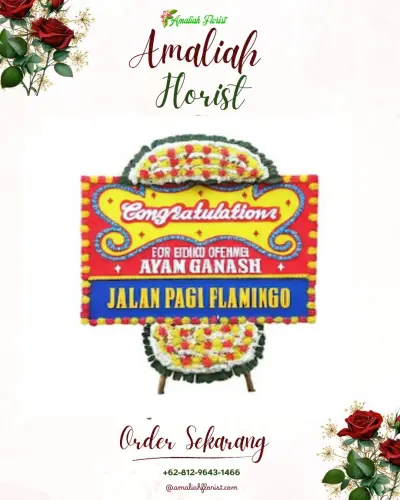 Bunga Papan Congratulation di Melong